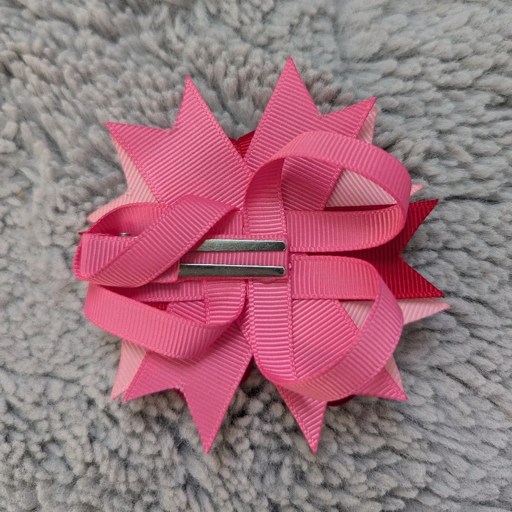 My First Valentine's Day Boutique Hair Bow Clip